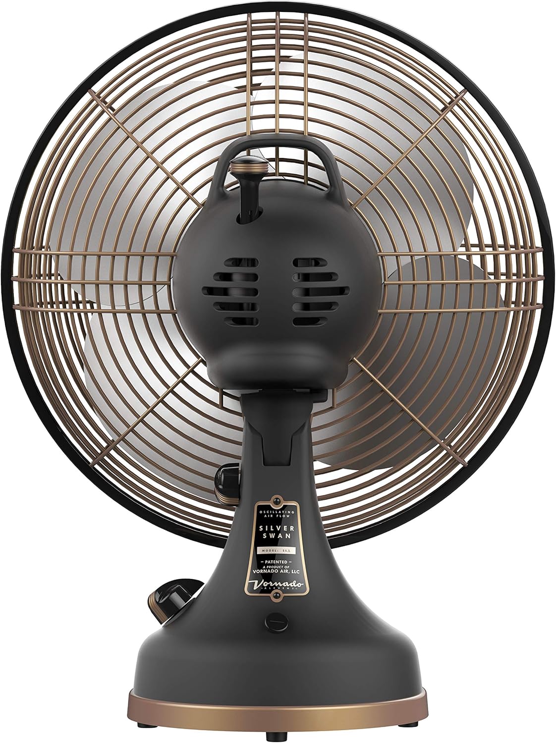 Vornado Silver Swan Vintage Oscillating Fan, Brushed Nickel(Fan) - Vornado